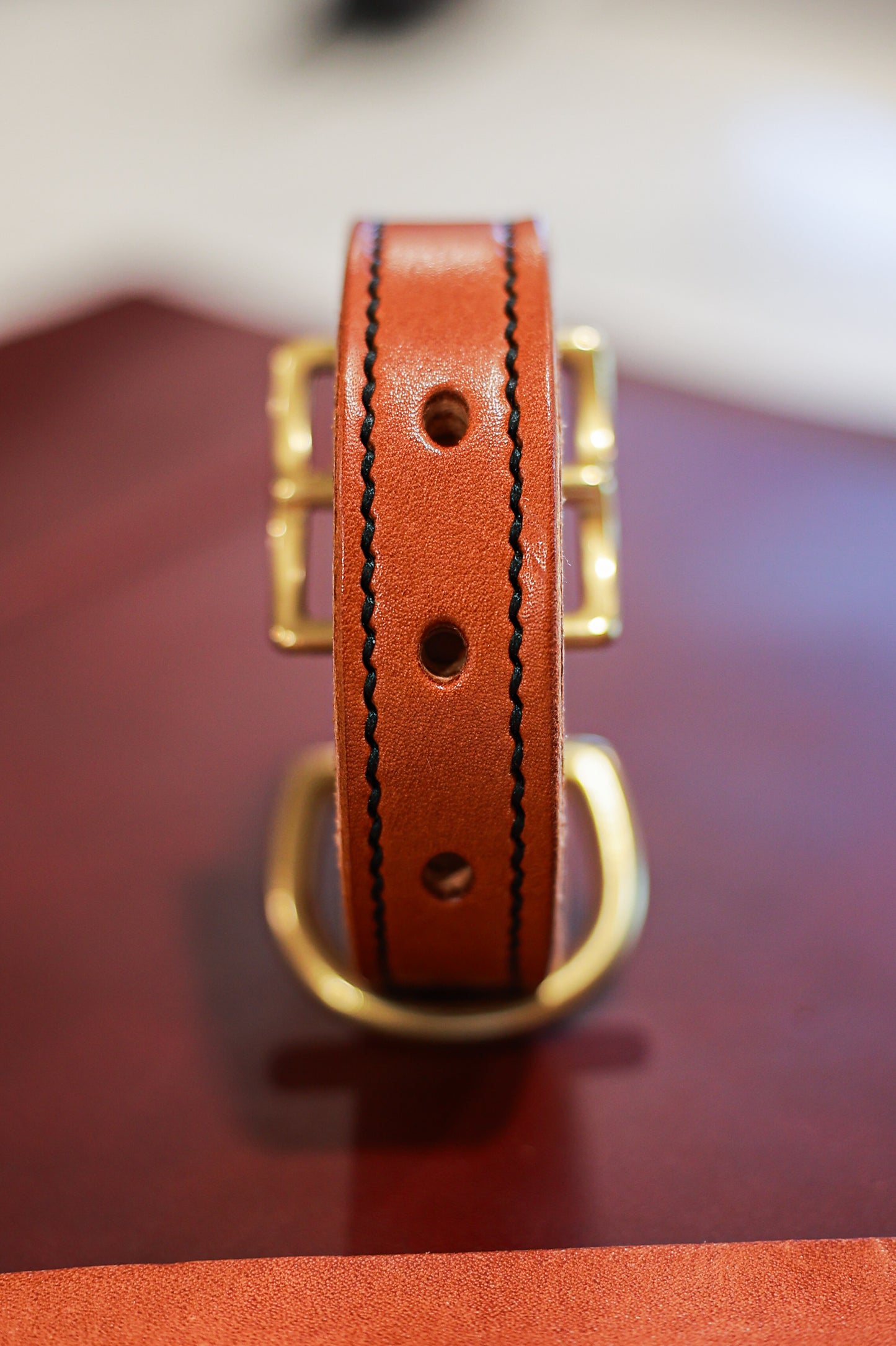 Classic Leather Dog Collars - Medium / Large