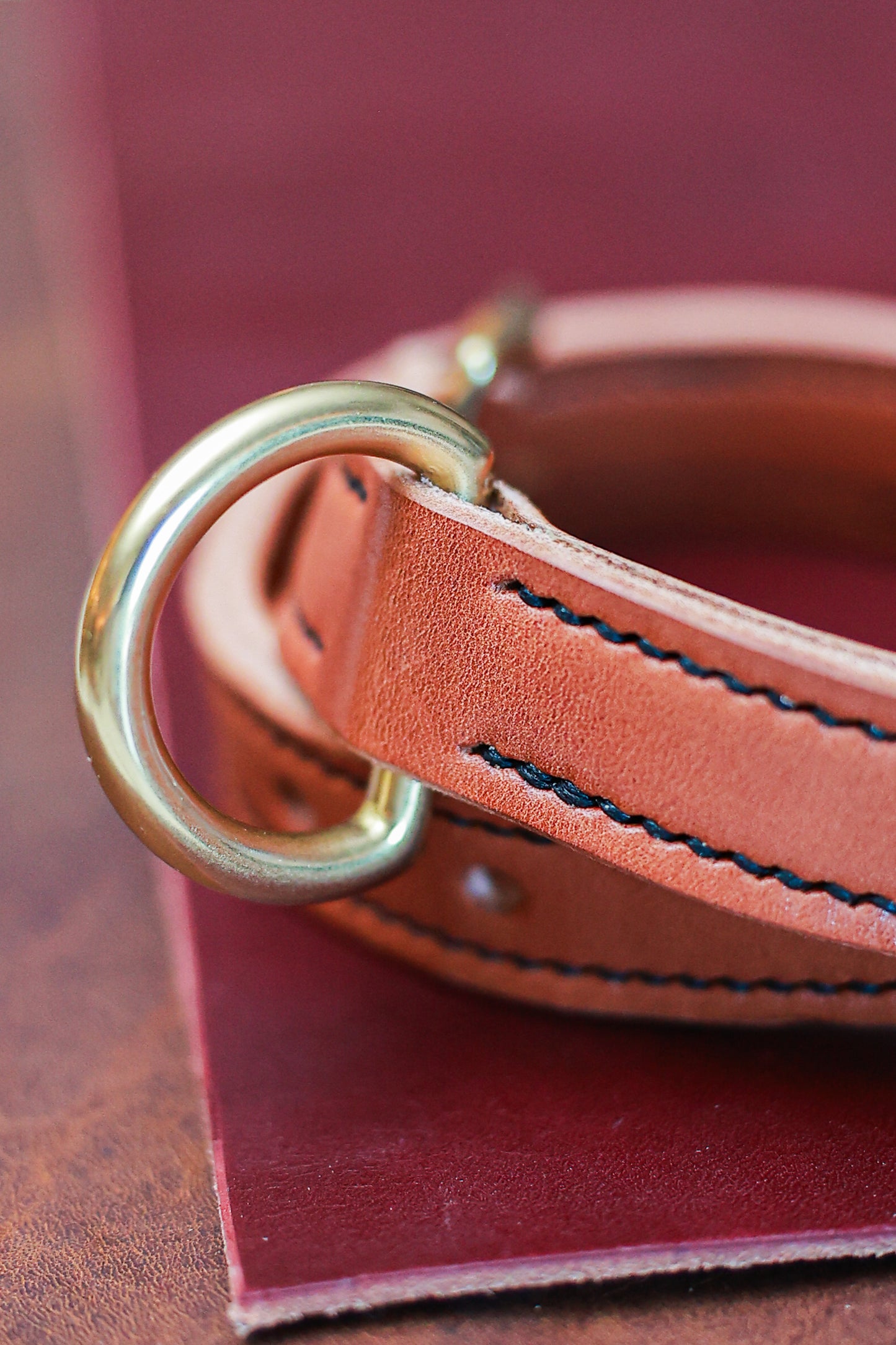 Classic Leather Dog Collars - Medium / Large