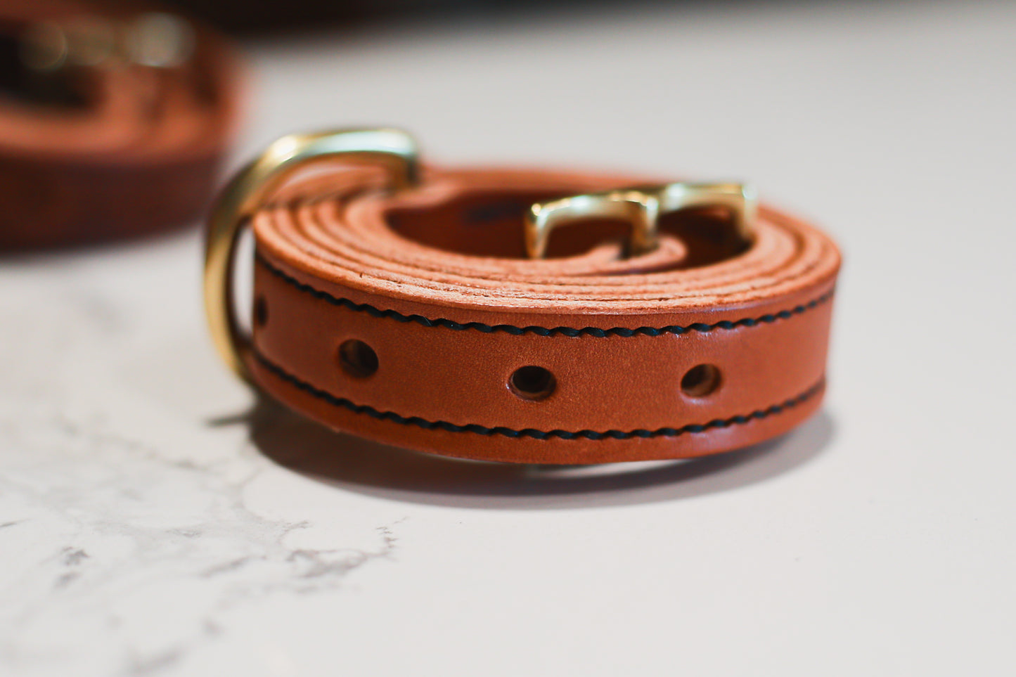 Classic Leather Dog Collars - Medium / Large
